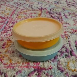 Vintage Tupperware mini rounds